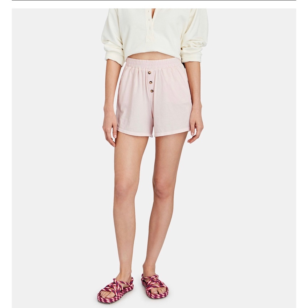 BNWT DONNI jersey shorts pink size small